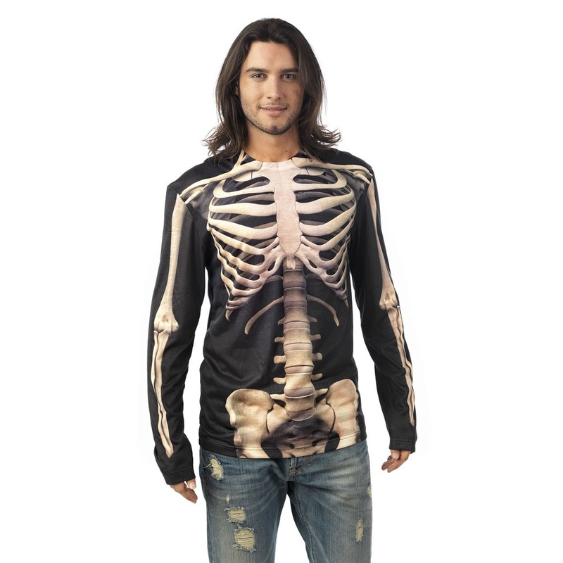 Skeleton shirt men S