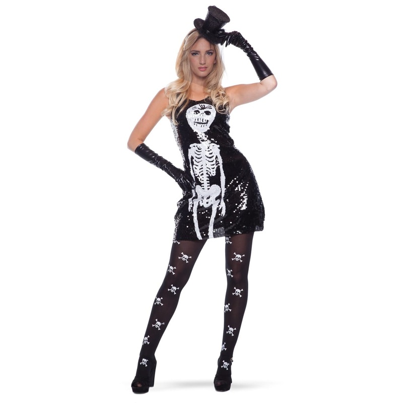 Skeleton tights skull