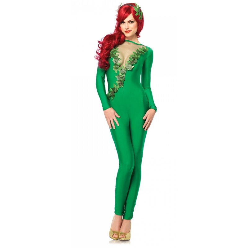 Skinny catsuit poison ivy S
