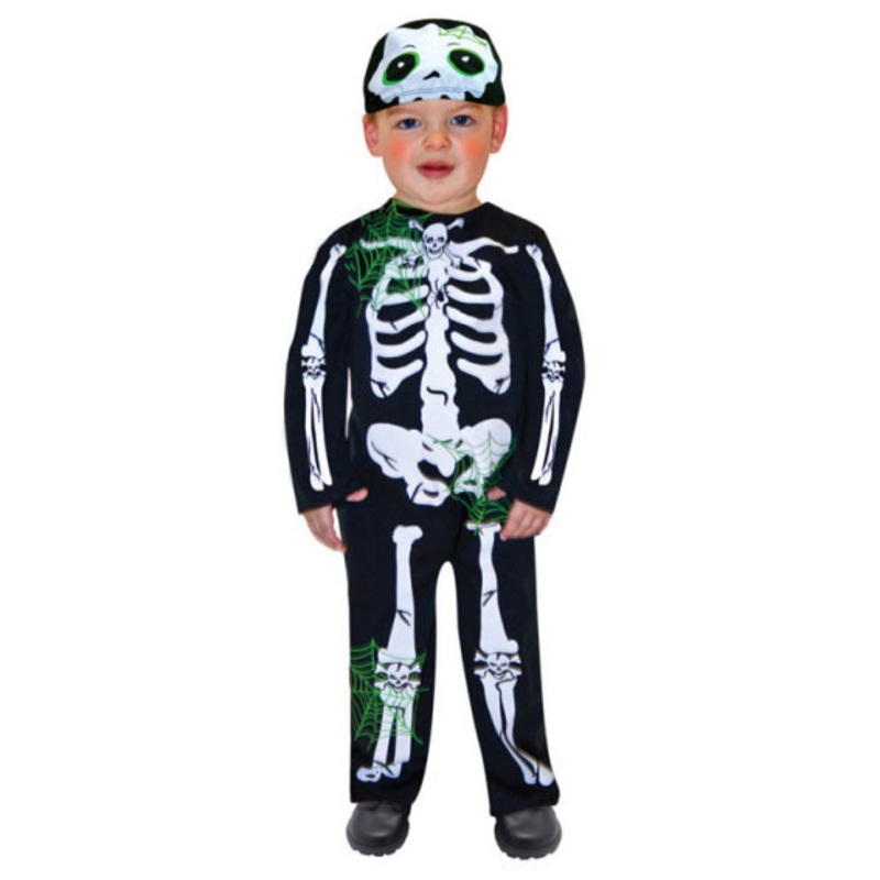 Tommy Tiger skeleton kids costume