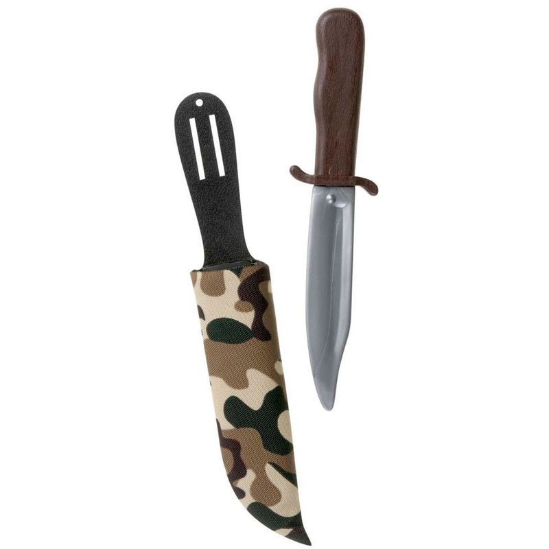 Toy Knife with Camouflage Sheath