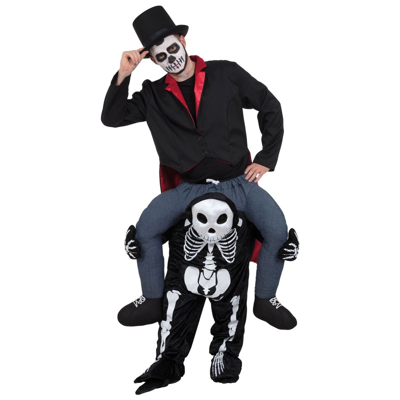 Tricky Piggyback Costume Unisex Black