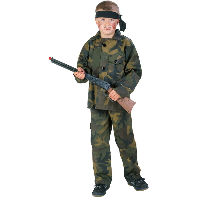 War hero soldier costume for kids 104
