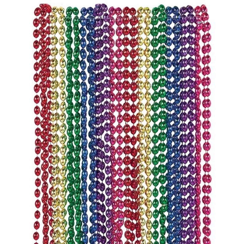 24 colorful pearl necklaces