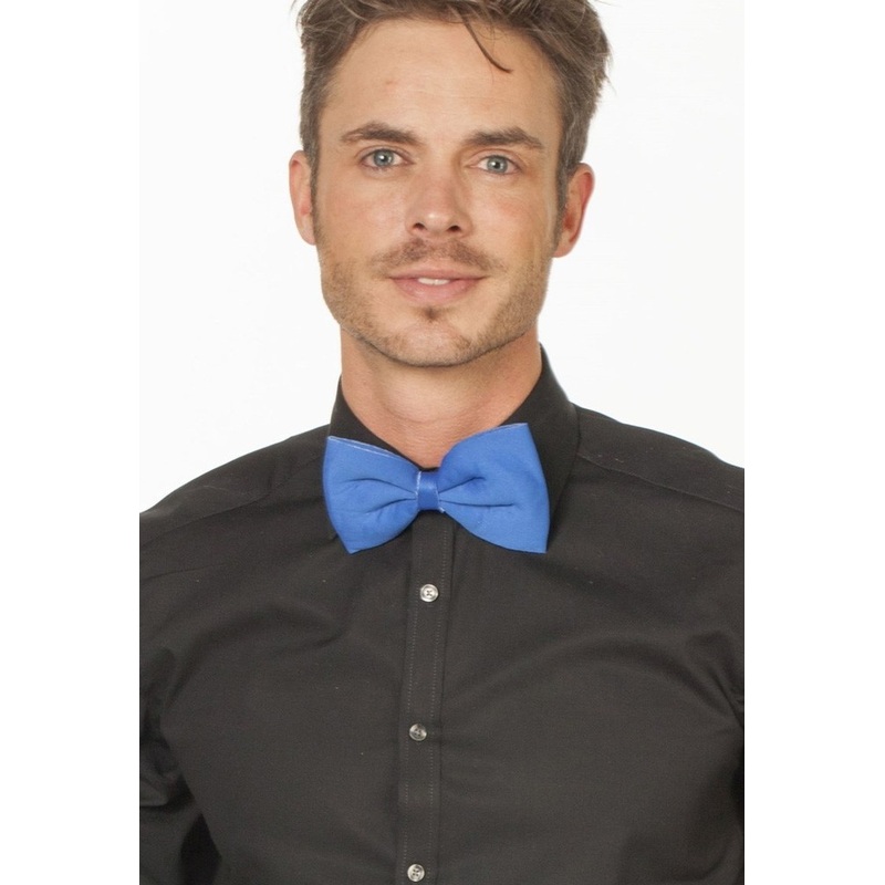 Blue party night bow tie
