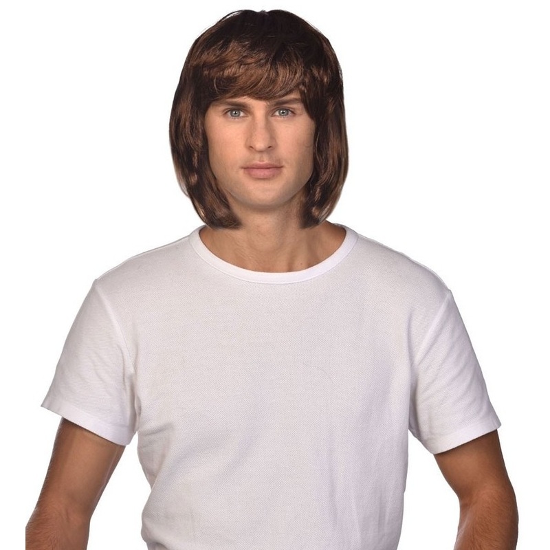 Brown 70s wig Eric