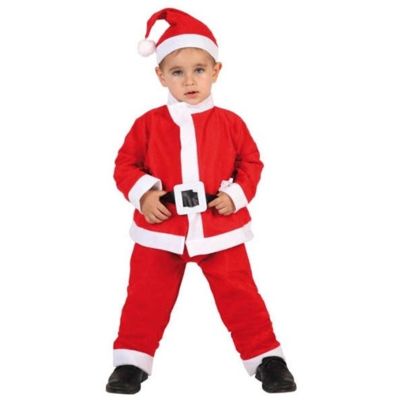 Christmas boy santa costume
