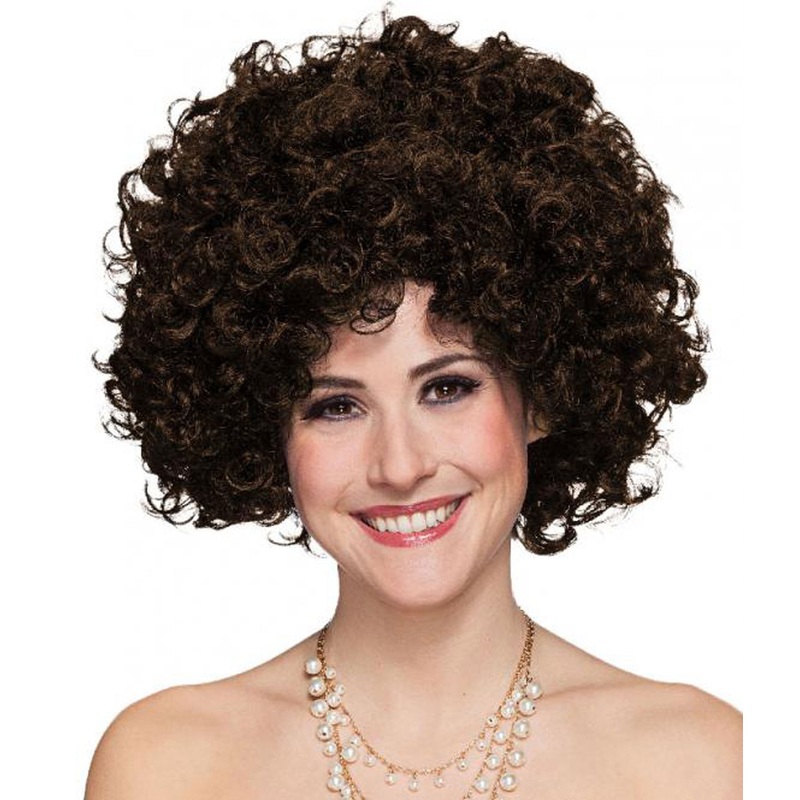 Curly disco wig for women