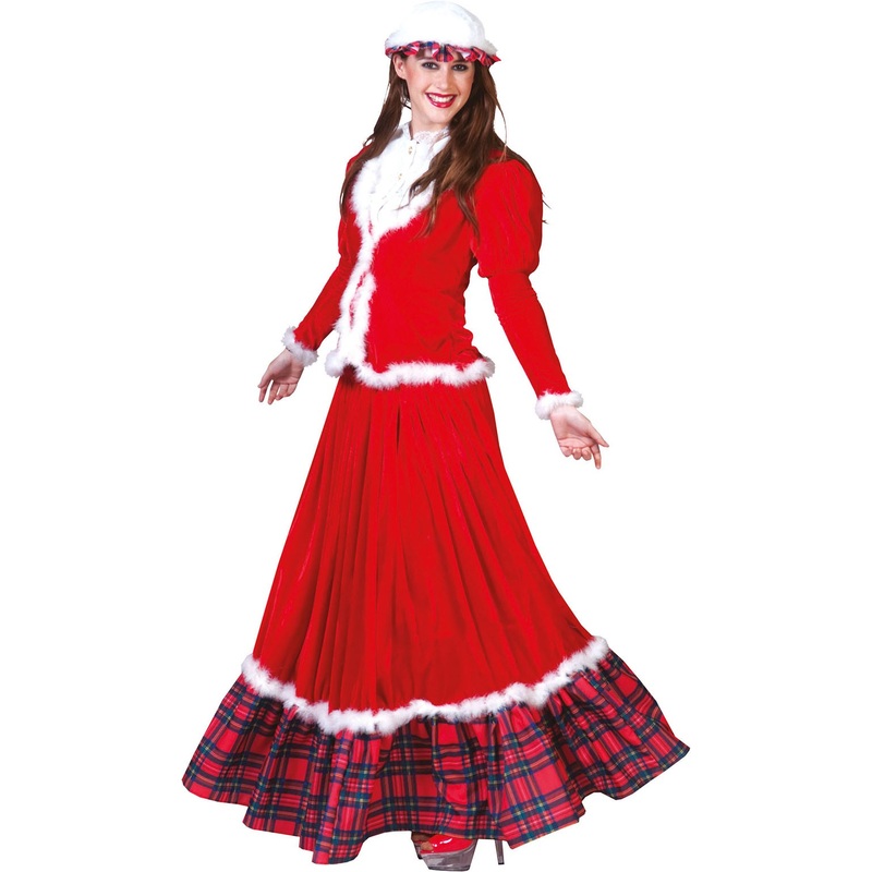 Elegant winter dress in tartan style 36-38