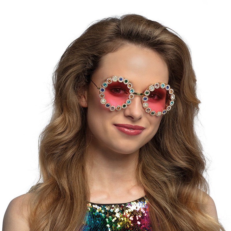 Flower Power Chrystal party glasses