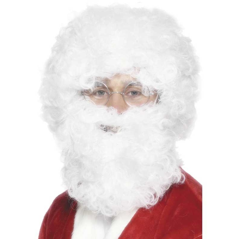Fluffy Santa Wig with Beard