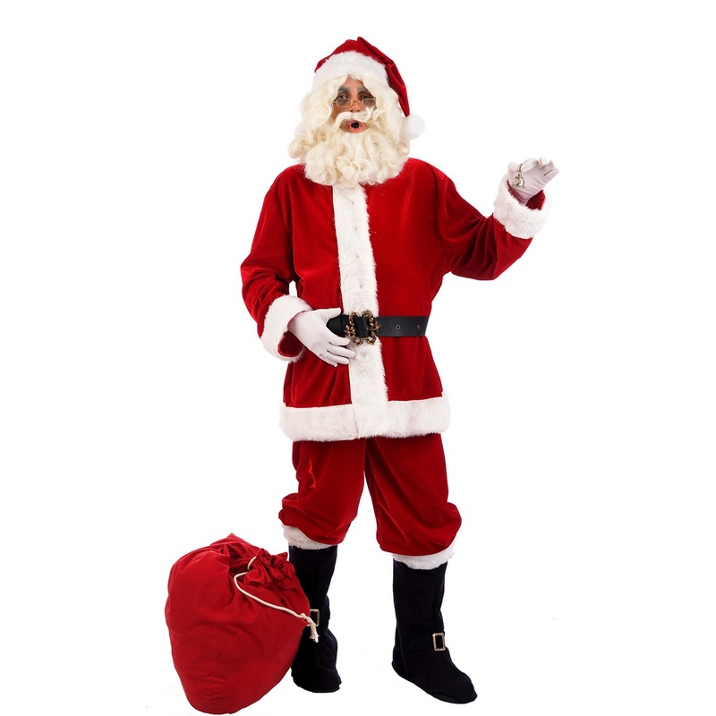 Full Time Santa Claus Deluxe Costume M