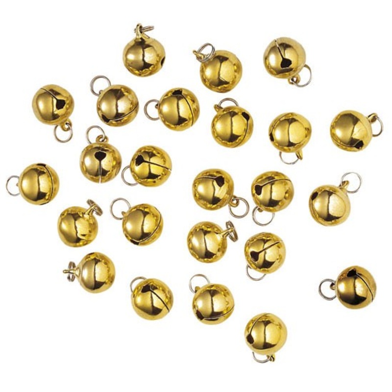 Golden Christmas bells