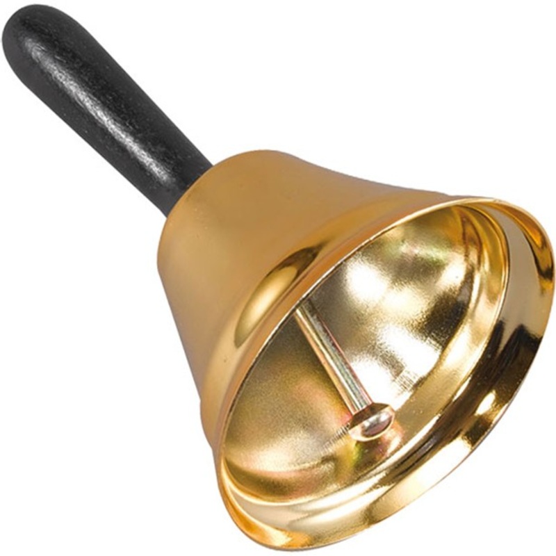 Golden Santa Claus bell
