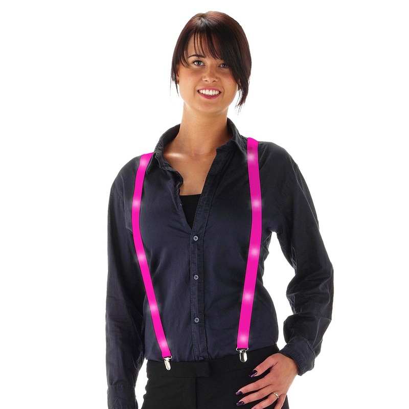 LED deluxe braces pink