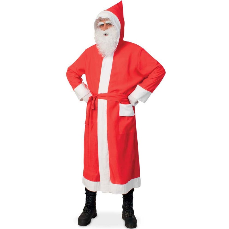 Long Santa Claus coat with belt