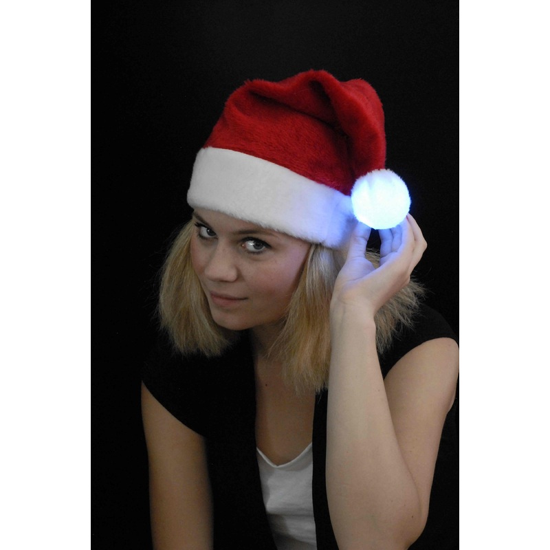 Luminous Christmas plush hat