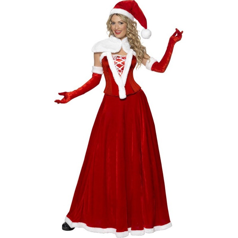 Mrs Santa Claudia Costume Premium S
