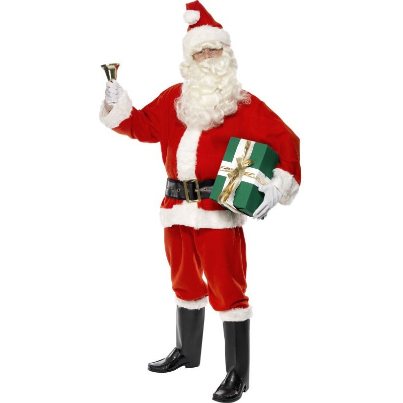 Premium Santa Claus Costume 6 Pcs. M