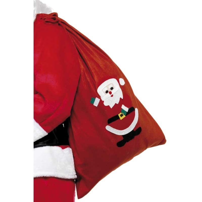 Red Santa Claus gift bag 90x60cm