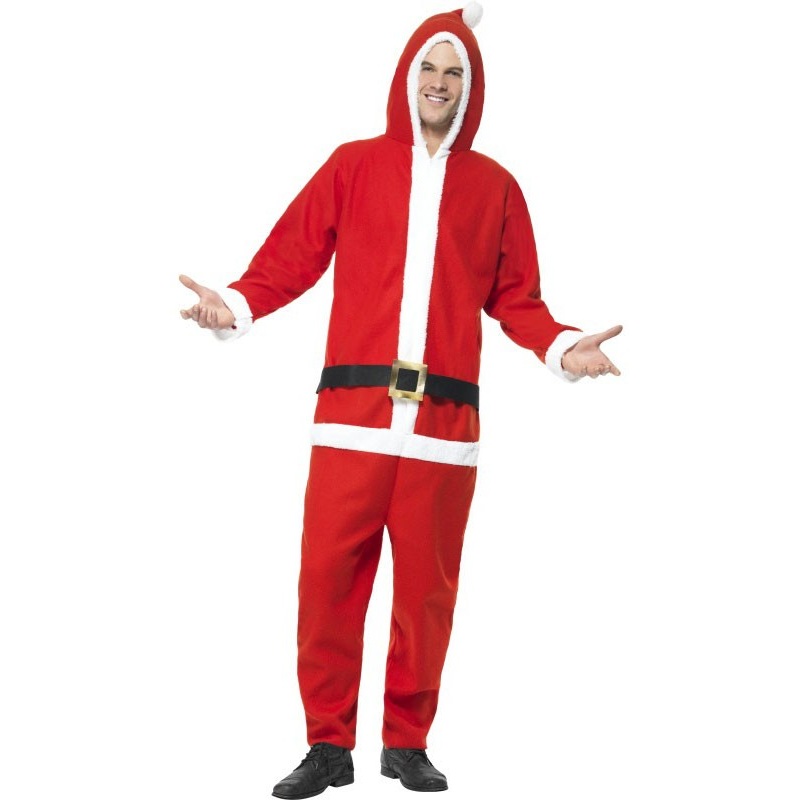 Santa Claus jumpsuit with hood S