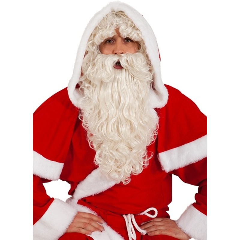 Santa Claus wig with beard & eyebrows
