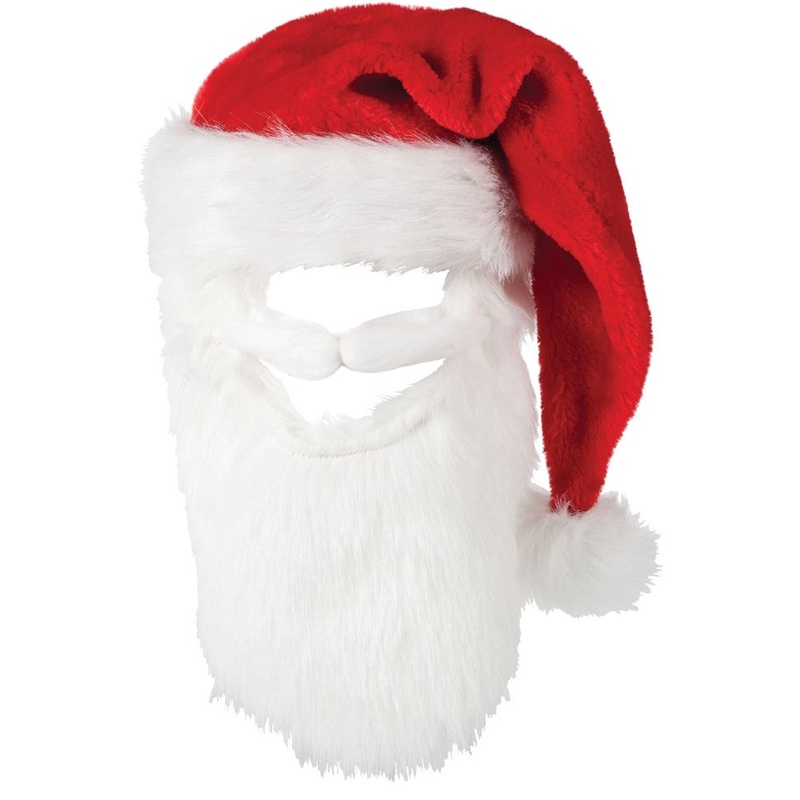 Santa hat with beard