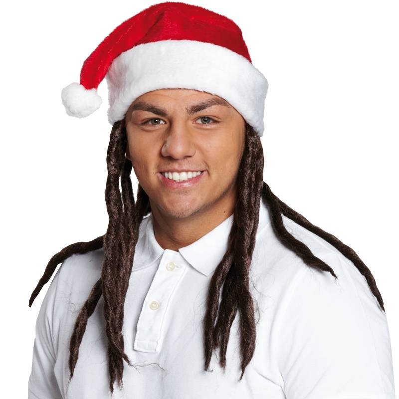 Santa Rasta Christmas hat