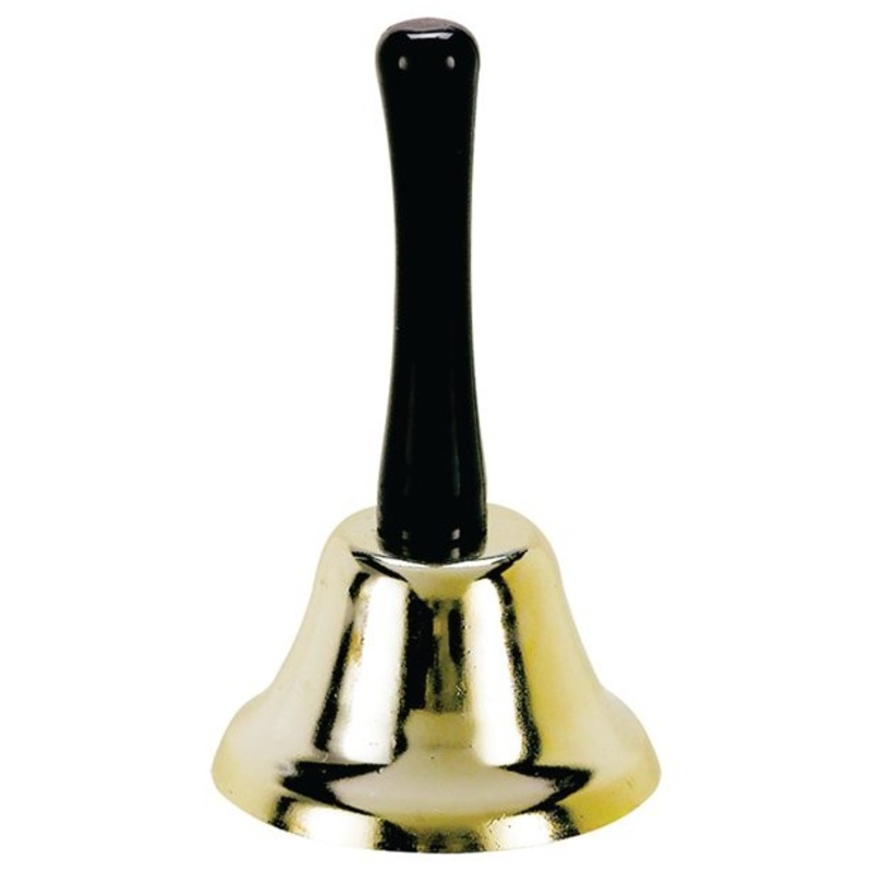 Santa's Christmas bell in gold