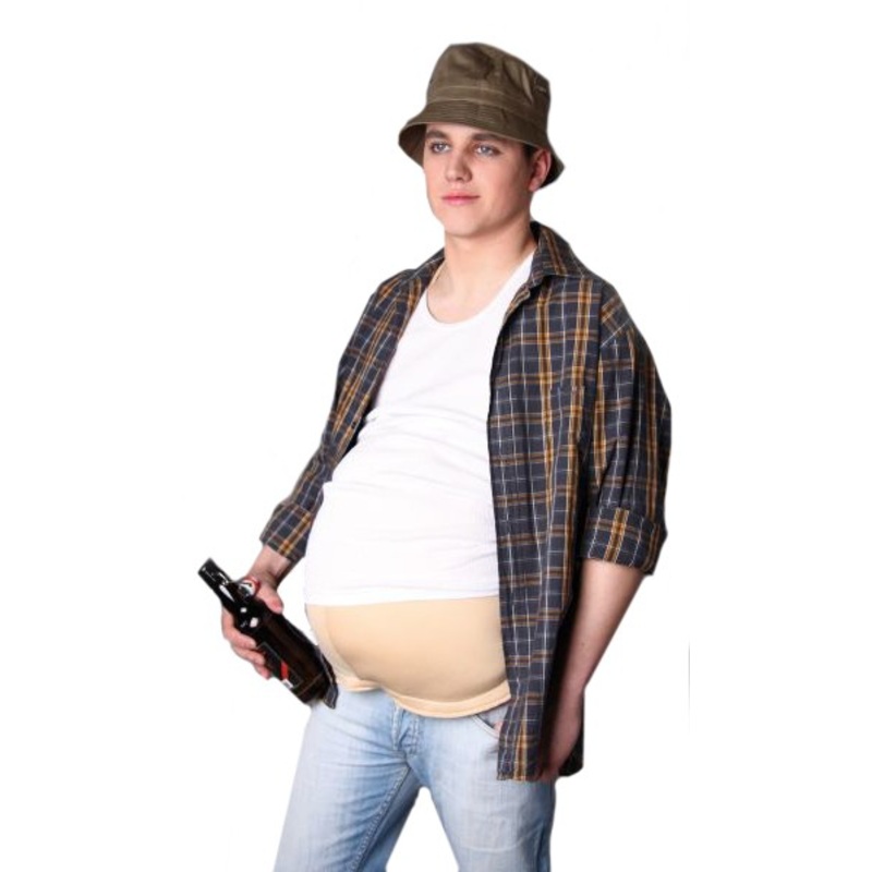 Thick beer belly to strap on