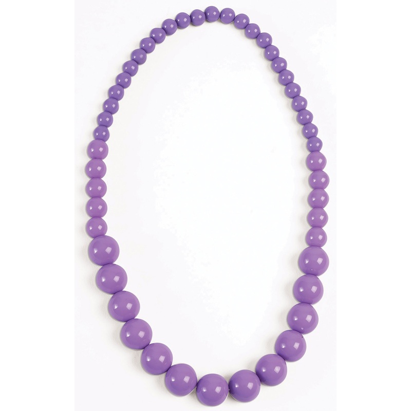 50s pearl necklace violet