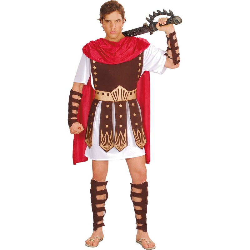 Gladiator men costume with cloak and protectors