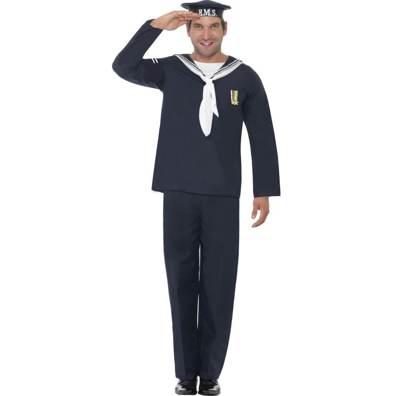Officer's navy men's costume M