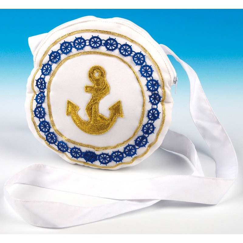 Playful female sailor handbag