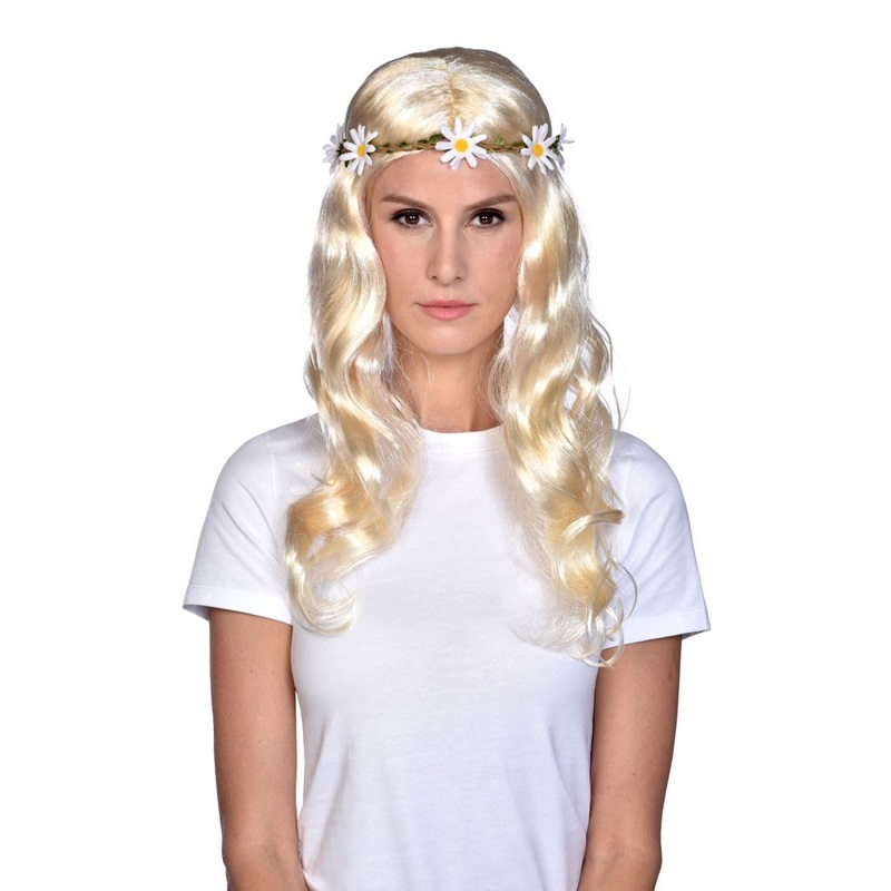 Blonde hippie wig Louisa