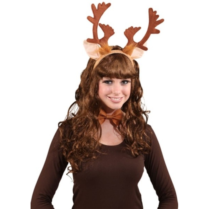 Brown reindeer set for ladies