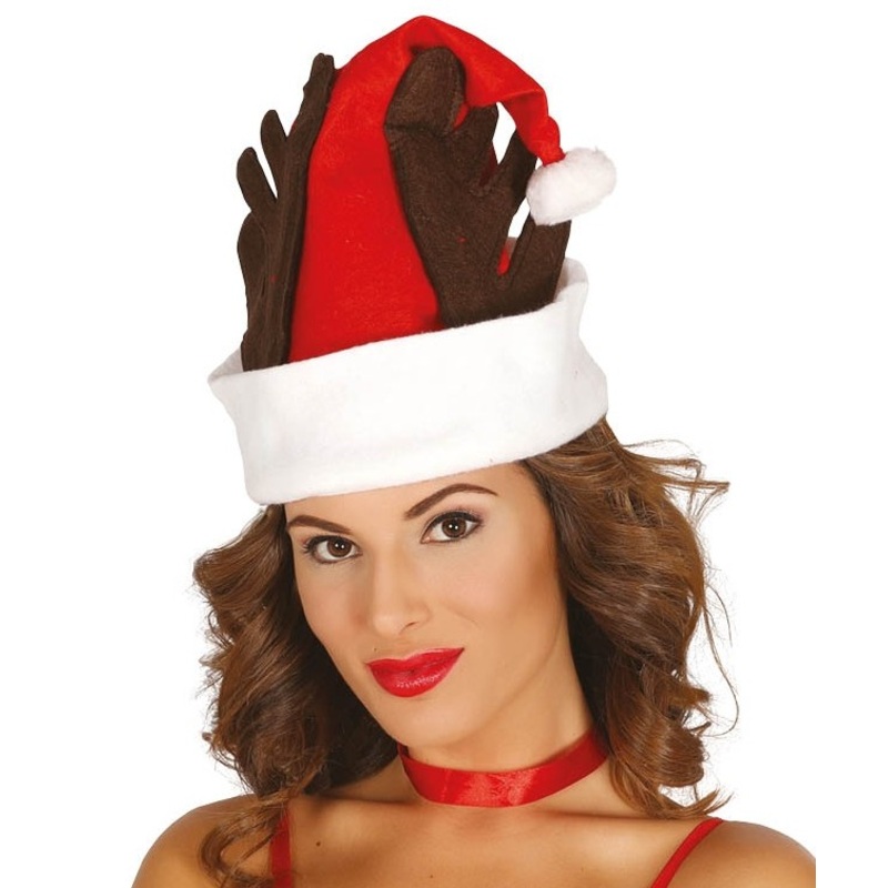 Christmas Rena reindeer pointed hat