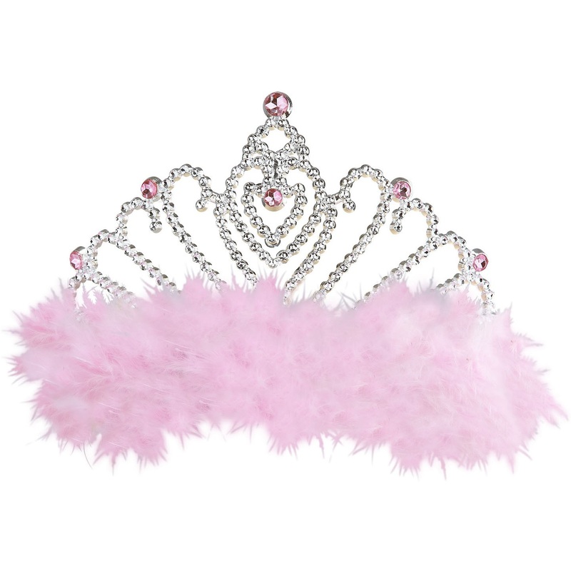 Diadem with rose feathers and diamonds