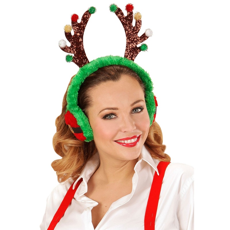 Fluffy reindeer earmuff Ruby