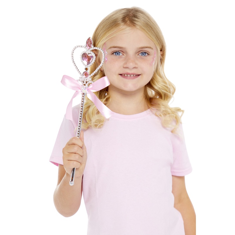 Heart scepter pink