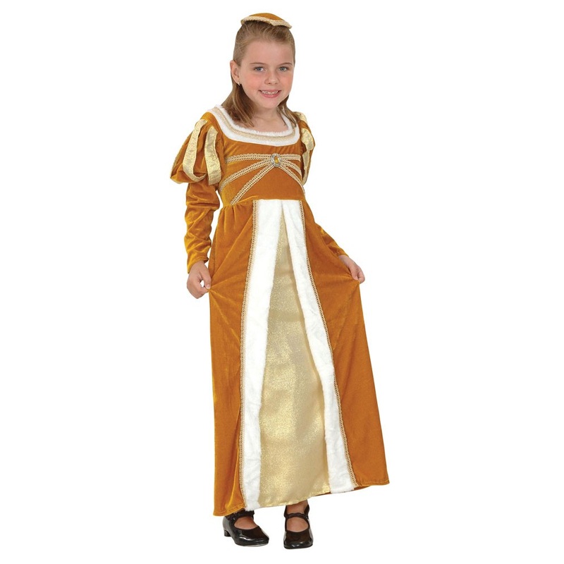 Lady Katharina Child Costume In Gold S