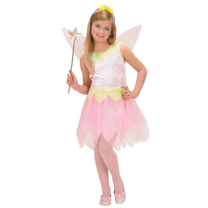 Pink lucky fairy child costume 128