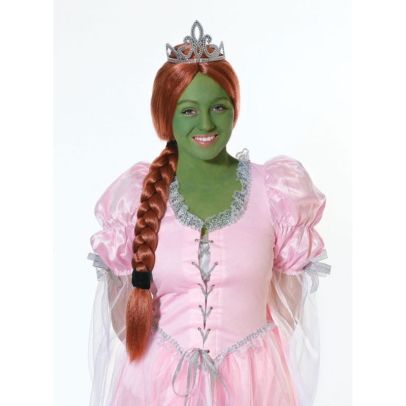 Princess braid wig with tiara