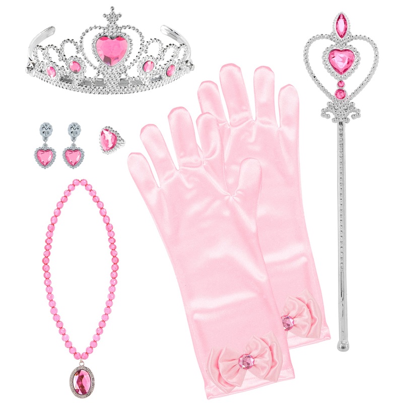 Princess set 6 pieces in pink