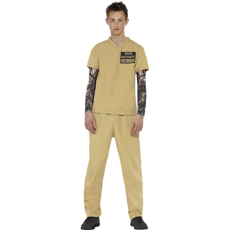 Prisoner costume for teenagers XS