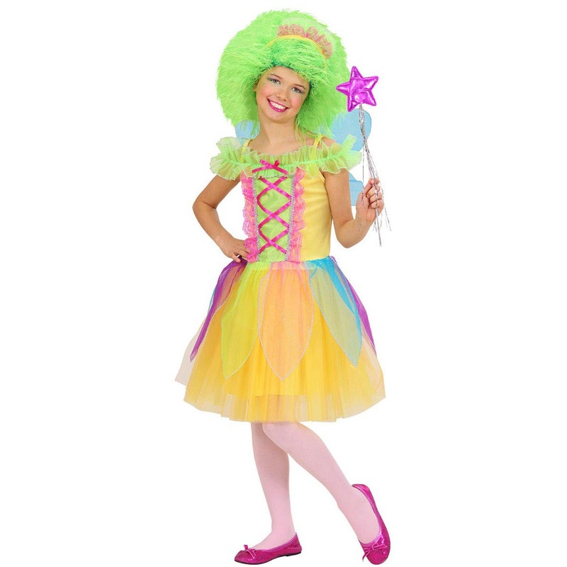 Rainbow fairy child costume