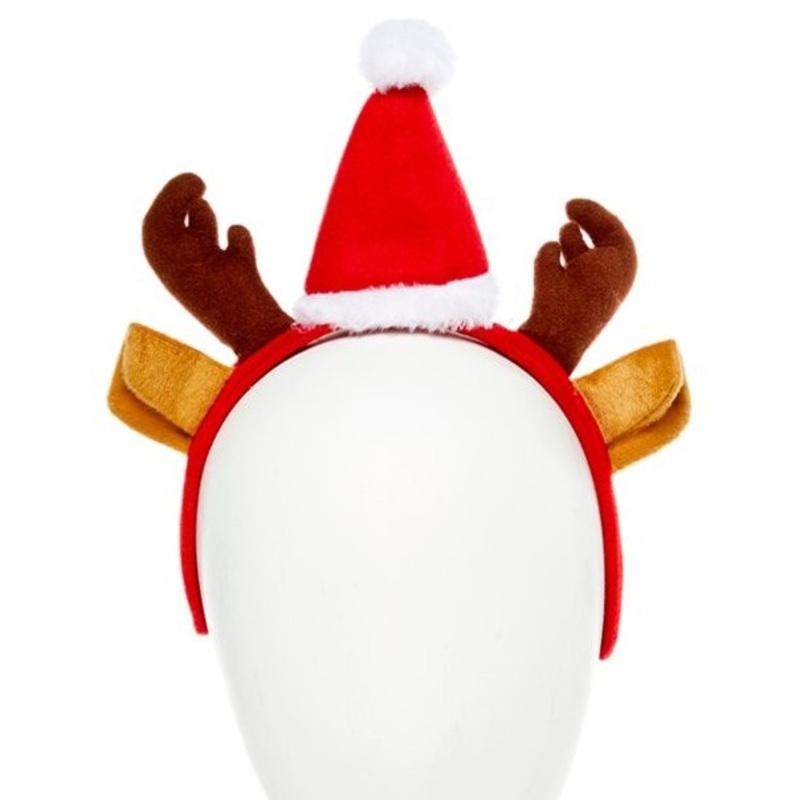 Reindeer antlers with children's hat headband