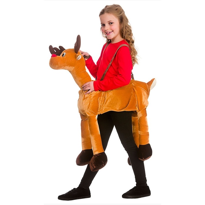 Reindeer riding costume for children