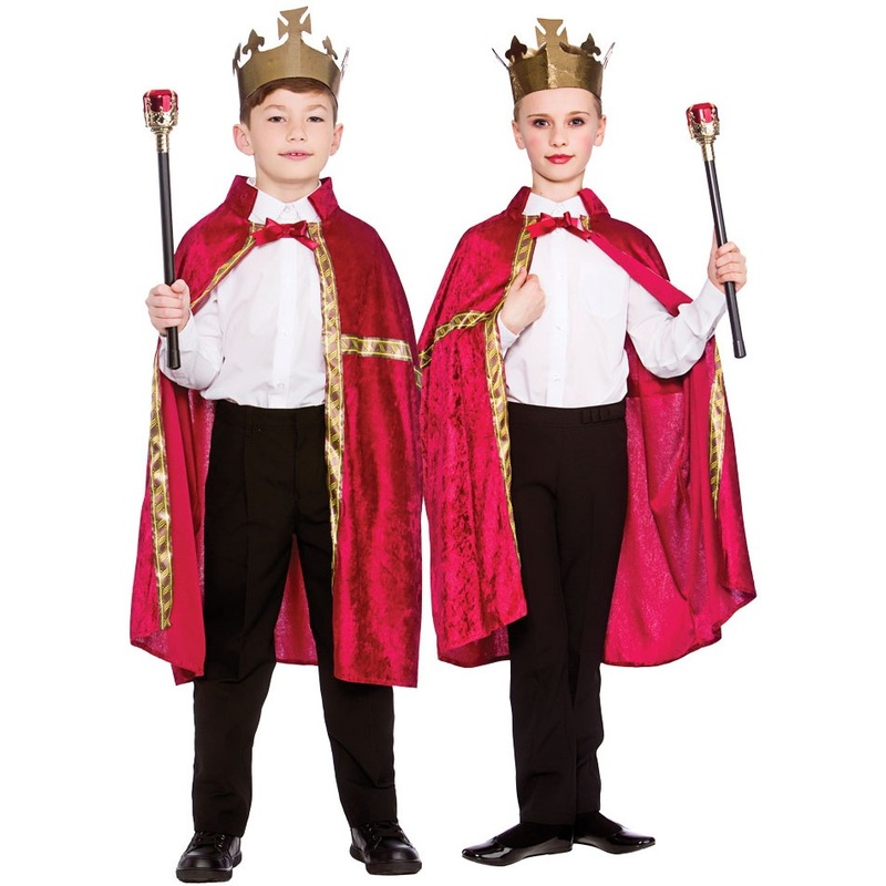 Royal cape and crown for children M