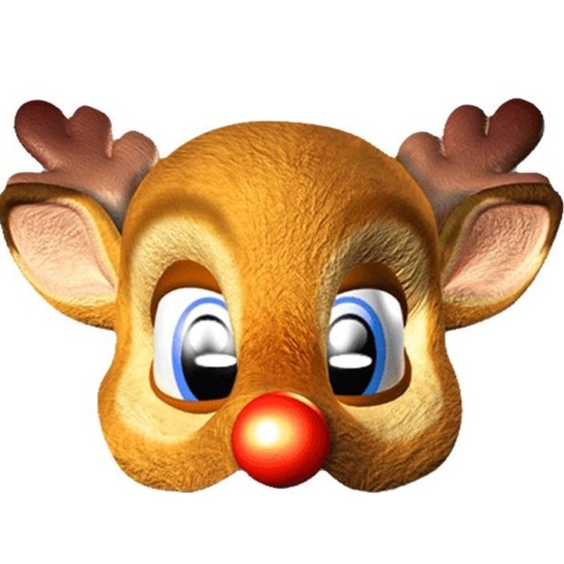 Rudi the reindeer mask